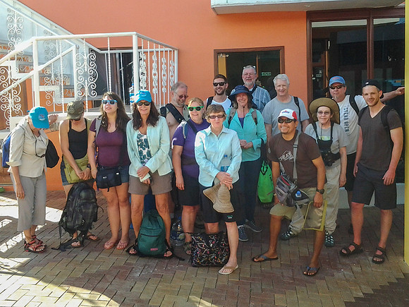 In the Courtyard of the Hotel Blue Marlin