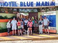 Our group at the Hotel Blue Marlin