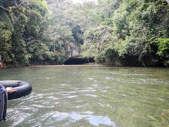 Cave tubing